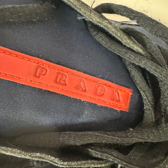 Vintage Prada sport Luna Rossa nylon mens sneakers  Size 8,5 - Picture 7 of 7